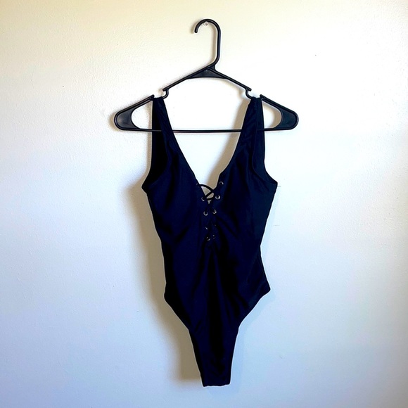 Other - One Piece Lace Up Bathing Suit